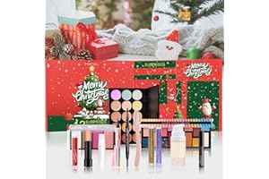 FantasyDay Coffret Maquillage Femme Kit de Maquillage Complet Mallette Maquillage Fille Xmas All in one Makeup Gift Set avec Ombres Paupière Rouge Lèvre Pinceaux Correcteur Mascara Fard à Joues Poudre