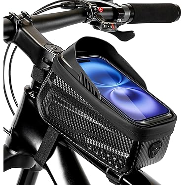 Borsa Mountain Bike Accessori Borsa Bici Per Telaio - Marsupio Ciclismo Poliestere Impermeabile Borsa Sottosella Bici