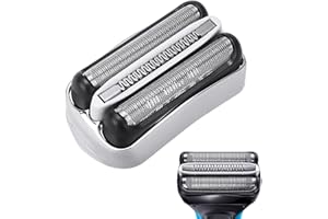 CUTECOOL Testina di Ricambio Per Rasoio Elettrico Uomo, Series 3 Accessori di Ricambio per Rasoio, Compatibile Con I Rasoi Elettrico for Braun Series 3 (32S)
