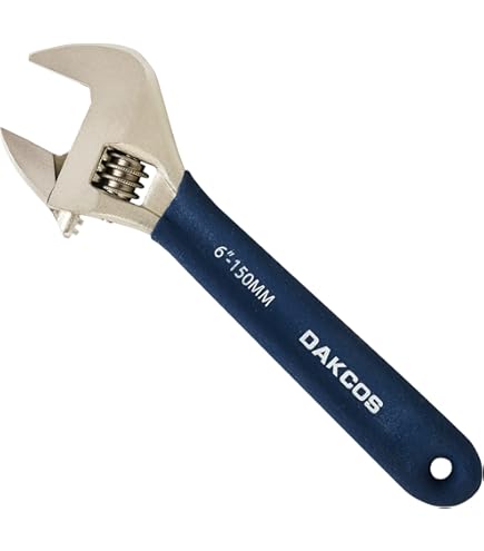 Draper 52679 365 Expert Crescent Type Adjustable Wrench With Phosphate Finish, 150mm, Blue - View #6