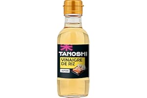 TANOSHI - Vinaigre de Riz - Idéal pour Assaisonner Salades, Marinades et Riz Sushi - 150 ml