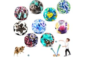 BINGGUNYO 9PCS Astro Jump Ball, Moon Ball, Super High Bouncing Ball, Space Theme Bouncy Balls, Lightweight Foam Ball, Balles Rebondissantes pour Fête d'enfants, Jouet Sensoriel pour Enfants et Adultes