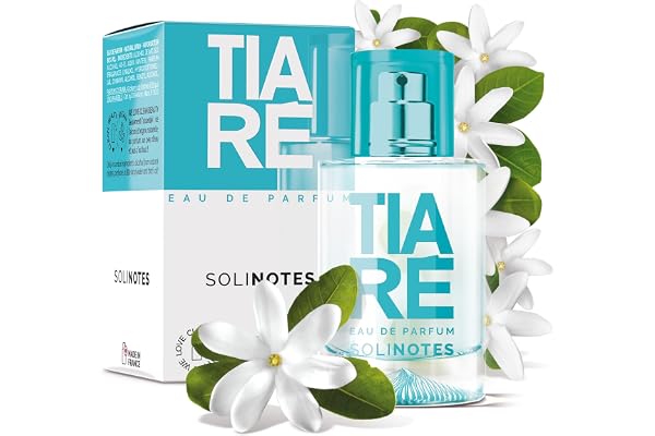 Parfum Femme SOLINOTES Tiaré - Eau De Parfum | Fragrance Florale et Apaisante - Cadeau Parfait pour Elle - 50 ml