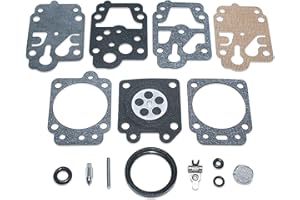Haishine Carburetor Repair Kit Fit for ECHO SRM260 SRM2601 SRM261 SRM2400 330 GX25 GX35 HHB25 HHH25 TRIMMER