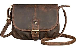 STILORD 'Iris' Bolso de Cuero Mujer Pequeño Vintage - Bolso Bandolera Piel Elegante para Salir - Bolso de Fiesta, Noche y Casual con Correa Ajustable