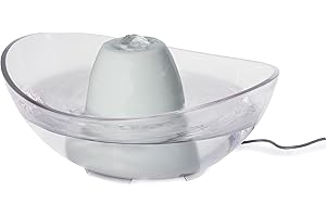 PetSafe Drinkwell, 3 Litre Sedona Pet Drinking Fountain, Ceramic, Silent Pump, Free Flowing Water, for Cats and Dogs