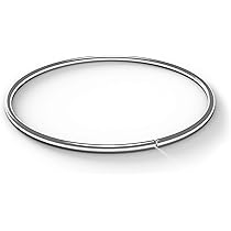 Piercing Naso Forcella 9k Oro Bianco Con Pietra CZ - 22G L Bend 4mm - Foto 3