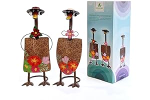 ‎HONGLAND HONGLAND Gartenkunst aus Metall, Schaufeln, Ornamente, Enten-Gartenstatuen, Gartendekoration, Bauernhaus, Hof, Rasen, Weihnachtsdekoration, Einweihungsgarten, Geschenk, 2 Stück