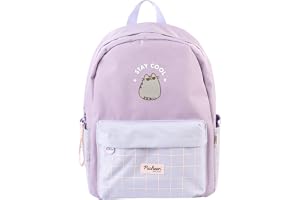 Grupo Erik Pusheen Cat Backpack | 42 x 29 x 20 cm - 16.15 x 11.4 x 7.9 inches - 25 L | School Bag With Trolley Sleeve Strap