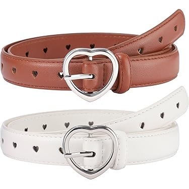 Lot De 3 Ceintures En Cuir Tendance Pour Femme, Avec Boucle Dorée