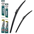 Heyner Fits: VW Transporter T5 2003-2015 Transporter T6 2015-on Hybrid Wiper Blades Front 24"24" HH2424ST