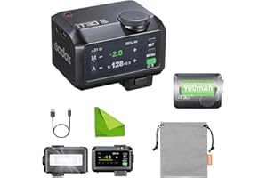 Godox iT30Pro-O Mini Flash Appareil Photo, 2.4GHz System TTL Auto-Exposition Flash de Poche, Syncronisation Haute Vitesse 1/8000s HSS avec Écran Tactile Couleur, Compatible with Olympus Cameras(Noir)