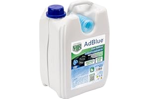 MOTORKIT AdBlue avec additif Anti-cristallisant en bidon de 5 litres avec canule. Réduit Les émissions de NOx et empêche la cristallisation dans Le convertisseur catalytique.