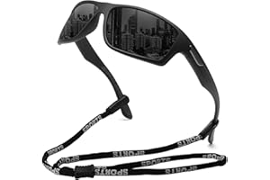 MEETSUN Sports Polarized Sunglasses for Men Women Driving Cycling Fishing Sunglasses 100% UV400 Protection