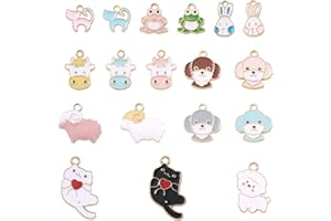 Cheriswelry, Ciondoli in lega smaltata per la creazione di gioielli, bracciali, collane