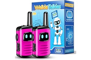 EUCOCO Zabawki od 3 4 5 6 7 8 lat dziewczęta, dziewczęta prezentowe 3-10 lat pomysłów na prezenty Walkie talkie ogrodowe zabawki na zewnątrz spacerowe prezent urodzinowy dla dziewcząt radio dzieci