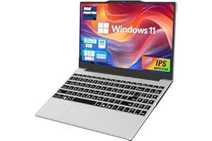 ‎MOLEGAR 2025 Neueste Tragbarer Laptop für Studenten und Unternehmen,14 Zoll Notebook Computer FHD IPS Display,8GB RAM 512GB SSD,Celeron N5095(Bis zu 2.9GHz,Beats N4020),QWERTY Numerische Tastatur,WiFi,Webcam