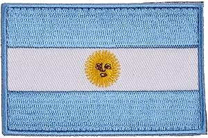 ELITEX TRAINING ELITRAINX Parche Bordado con Velcro - Bandera Paises - Parche para Mochilas y Chalecos de Cross Training y Gimnasio (Argentina)