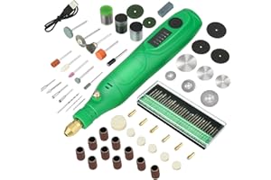 ZATEETY Herramientas Bricolaje,Mini Amoladora con 136 Accesorios, Multiherramienta y Complementos Para Trabajos de Bricolaje, Herramientas, Carpintería, Metal, Jade, Cerámica