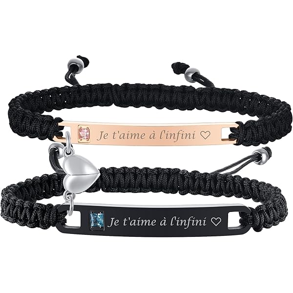 TOTWOO Armband voor koppels, cadeau voor koppels, lange afstand, liefdescadeau op afstand, trilling en verlichting voor verliefde koppels, Roestvrij staal, Geen edelsteen TOTWOO Armband voor koppels, cadeau voor koppels, lange afstand, liefdescadeau op afstand, trilling en verlichting voor verliefde koppels, Roestvrij staal, Geen edelsteen