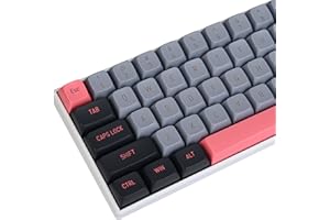 ‎SOLIDEE SOLIDEE 8008 160-Key CSA Profil Tastaturen PBT Key Cap Set mit 7U Leertaste für US/ISO Layout 60% 65% TKL Mechanische Tastaturen (8008)
