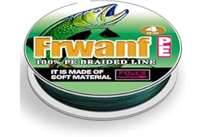 Frwanf Braided Fishing Line Color Never Fade 100M-2000M 6-300LB Super Strong PE Fishing Line Abrasion Resistant Fishing Wire Zero Stretch