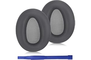 Adhiper WH-CH710N Nauszniki kompatybilne z Sony WH-CH700N, WH-CH710N, WH-CH720N MDR-ZX780 (ZX780DC)/MDR-ZX770 (ZX770BN ZX770BT), wymienne nauszniki do słuchawek MDR-10R (10RNC 10RBT) (szare)