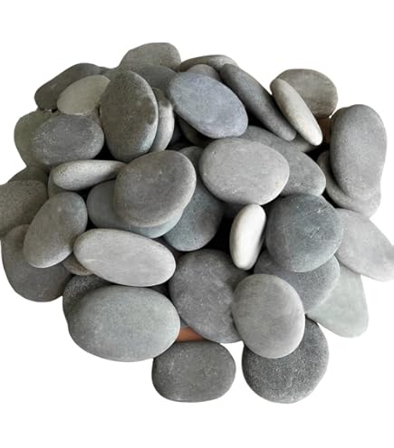 25 Ciottoli Per Pittura 4-6cm - Pietre Piatte Per Decorazione E Fai Da Te - Foto 9