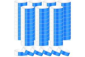 Aoriher 600 Pulseras Identificativas de Papel Pulseras de Entrada al Concierto Ligeras Brazalete de Festivales Impermeable Banda de Muñeca de Evento para Fiestas Seguridad Discotecas (Azul)