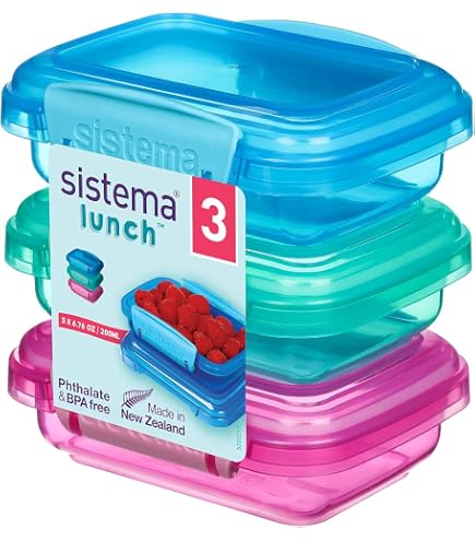 Boîtes Repas Emsa Variabolo Pour Enfants – Lot De 4, Modulables, Colorées, Lavables Au Lave-vaisselle, Sans BPA
