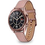 Samsung Galaxy Watch3 Smartwatch Bluetooth, cassa 41mm acciaio, cinturino pelle, Saturimetro, Rilevamento cadute, Monitoraggi