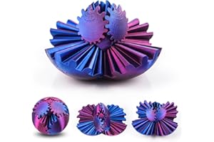 Gxhong 3D Gear Stressantistress, 3D Gear Ball, Gear Ball Fidget Toy, palla stampata 3D, palla per ingranaggi, utilizzata per adulti e bambini, per alleviare lo stress e l'ansia