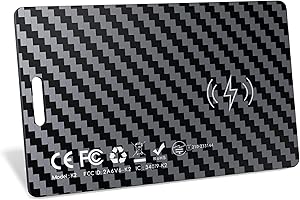 DEEBYCOO Wallet Tracker Card per Android, Card Tag Tracker Ricaricabile Compatibile con Google Find Hub, Ultra Sottile per Etichette Bagagli, Portafoglio, Passaporti, Resistente all'Acqua IP68 (1)