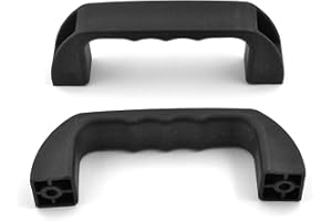 ajile® - 1 pièce - Poignée plastique entraxe 120 mm en polyamide noir - POP120x1