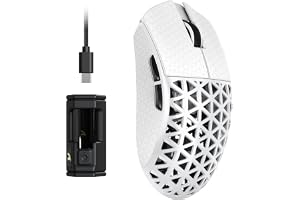 ATTACK SHARK R5 Ultra kolfiber HyperSpeed Trådlös Spelmus, 39g Ultralätta Möss Med Griptape, 2, /BT/USB-C, PixArt PAW3950MAX