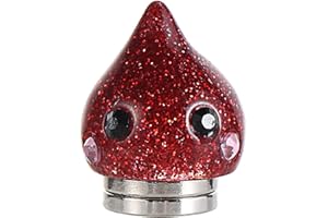 SUCHUANGUANG Herramientas de Pintura de Diamantes, Cubierta de imán con Forma de Gota Brillante, para Manualidades de Punto de Cruz, Cubierta roja