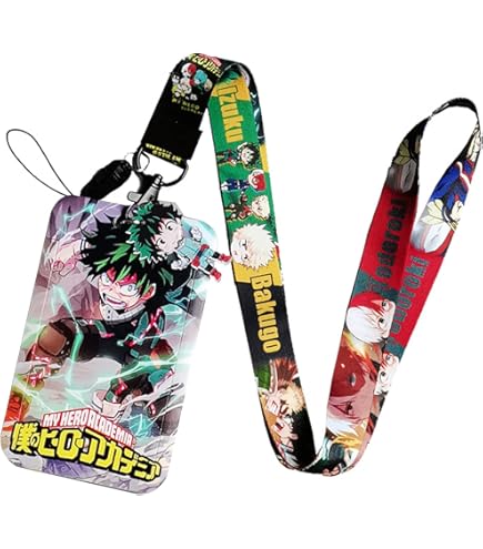 Porte-badge Lanyard Anime Demon Slayer Avec Kochou Shinobu - Pour Cartes D'identité, Clés, Bureau Ou école