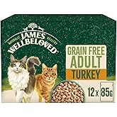 James Wellbeloved Grain Free Adult Cat Food Turkey in Gravy 12 x 85g