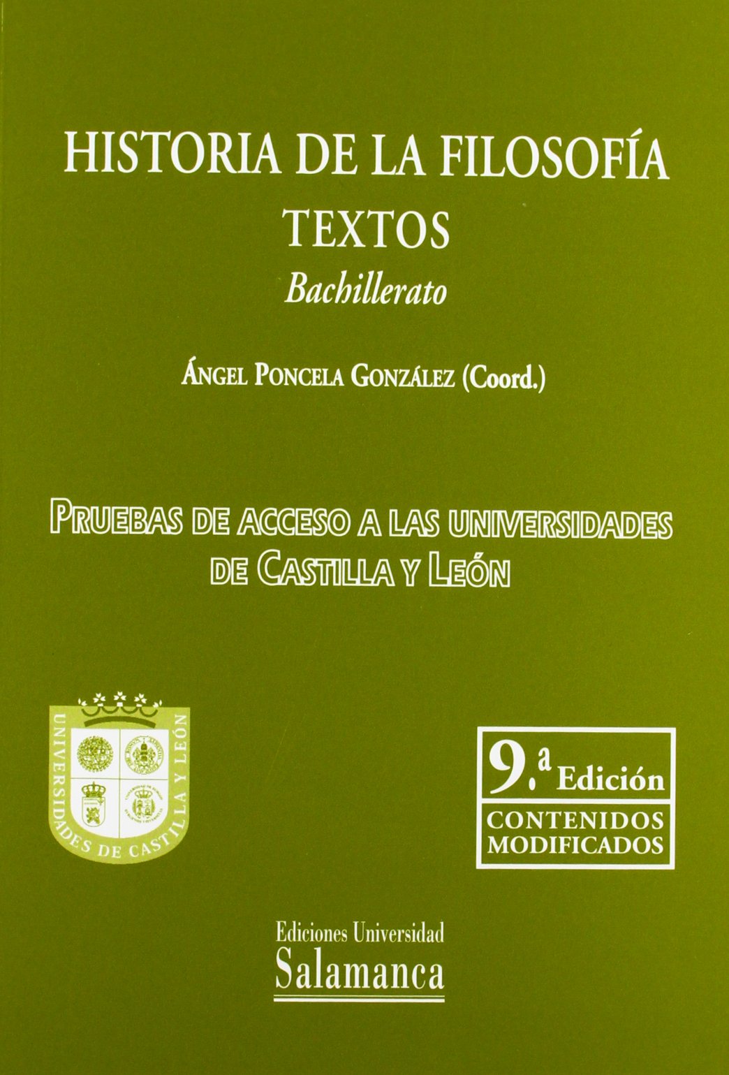 Historia de la Filosofia Textos. Bachillerato