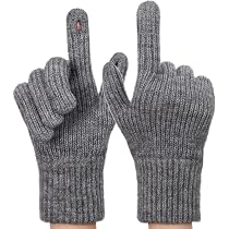 Gants D'hiver Tactiles Pour Femmes - Chauds, Tricotés, écran Tactile, Vélo, Rose, Taille Unique