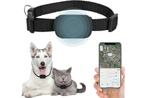 BLAUHAUS Collier GPS Chat Tracker – Tracker GPS Localisez Facilement Votre Chat ou Chien avec Apple Find & Bluetooth | Compatible Android et iOS | sans Abonnement Mensuel