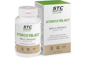 STC NUTRITION - Hydroxyblast® - Brûleur de graisses & coupe-faim naturel à base de plantes - Actif breveté Sinetrol® -Perte de poids & Contrôle de l'appétit - 120 gélules végétales