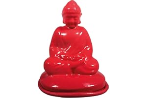 Rayher 34447000 Latex Vollform-Gießform Buddha, 6,5 x 12,5 cm, ideal zum Gießen von Kreativ-Beton, Raysin Gießpulver, Keramikpulver, Seife, Wachs etc., Weiß