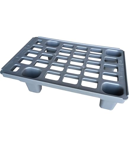 Pallet - 1200x1000x160 mm, PP kunststof, 2500 kg, gesloten dek