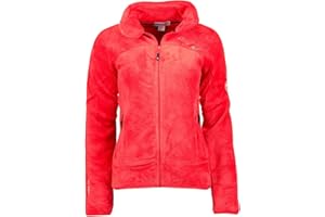 Geographical Norway Upaline Lady - Fleecejacke Damen Fine Frauen Warm Fermetur Zip - Jacke Fleece Herbst Winter Frühling Warm Frauen - Long Sleeve Pullover Pelz Weich Komfort Outdoor