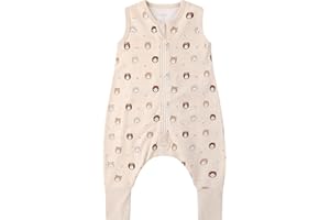 Owlivia 1.0 Tog Baby Schlafsack aus 100% Bio-Baumwolle mit Füßen - Ganzjähriger Komfort für Ihr Kleinkind