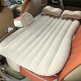 Pivalo A5 PVC Inflatable Car Air Bed Mattress with Pump, 2 Air Pillows & Repair Kit Universal Fit Quick Inflatable Back Seat 