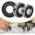 Mekar Front Load Washer Tub Ball Bearings Washing Machine Bearing Kit Suitable for LG & Kenmore Etc Replacement Part 4036ER2004A 4036ER4001B 4280FR4048E 4280FR4048L-Black
