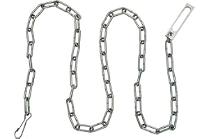Peerless Handcuff Company Security Plated Chain with Oversize Pass-Through Link and Heavy Duty Snap at Either End (60-Inch) by Peerless Handcuff Company
