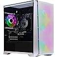 ADMI Gaming PC • AMD Ryzen 5 5500 • Nvidia RTX 3050 8GB GDDR6 • 16GB RAM 3200MHz • 1TB NVME SSD • 450W PSU • X= Airflow RGB White Gaming PC Case • WIFI • Windows 11